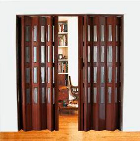 Puertas_Plegable con ventanas acrilicas