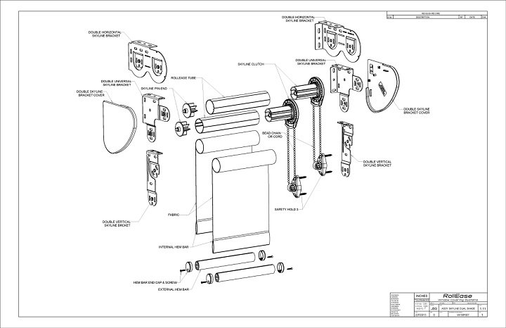 accesorios y repuestos para cortinas roller clasicos