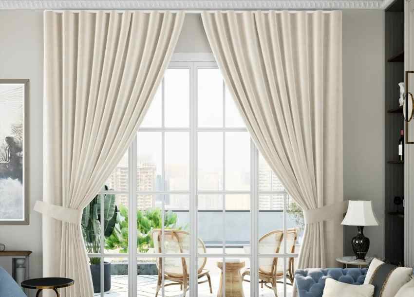 cortinas modernas para sala pequeña