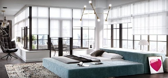 cortinas roller transparentes
