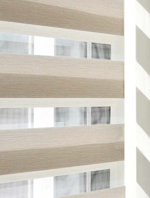 lavado de cortinas enrollable duo zebra