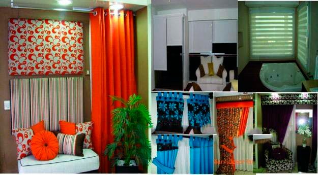 lavado de cortinas modernas argollas