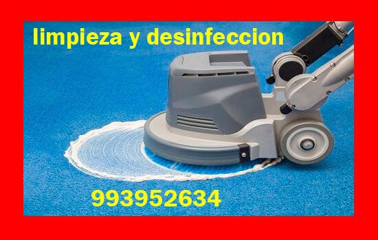 limpieza y desinfección de alfombras