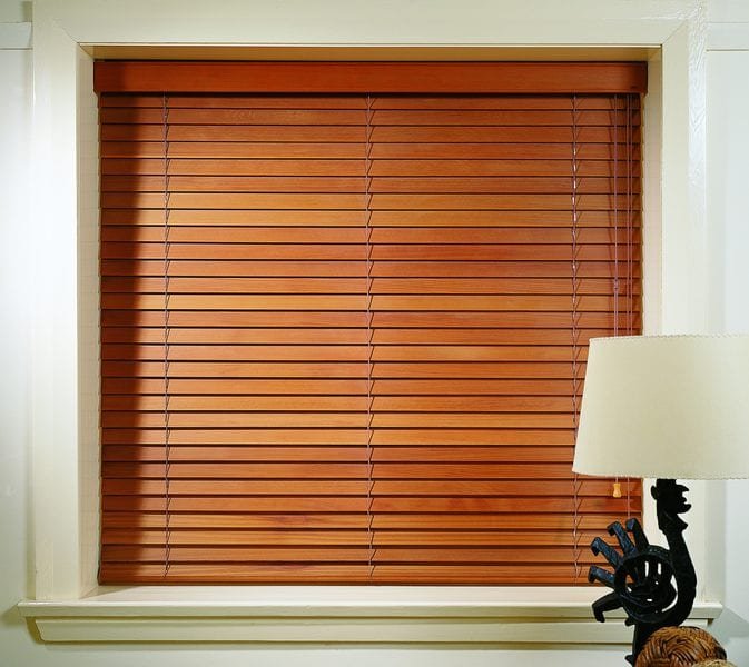 persianas Horizontales de madera venecianas