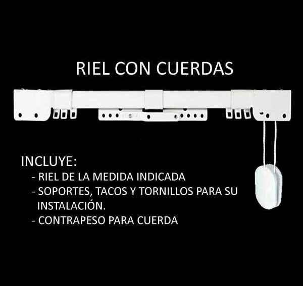 rieles para cortinas preicos