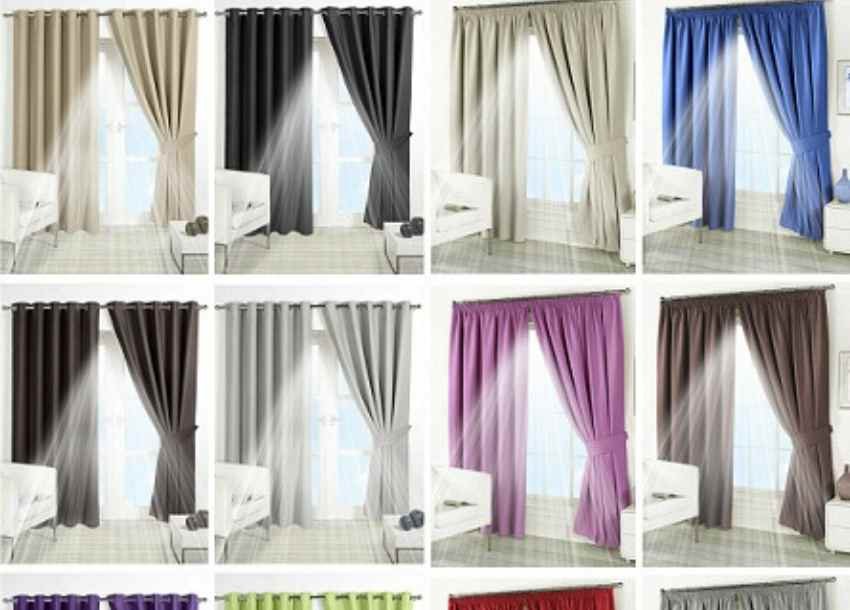 tipos de cortinas para sala