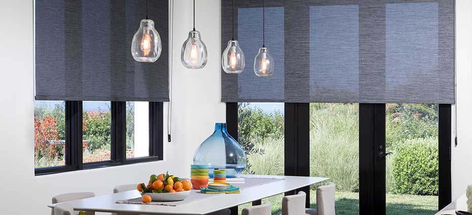 Cortinas roller para comedor