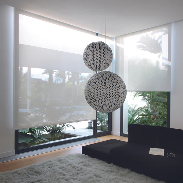 Cortinas roller para living