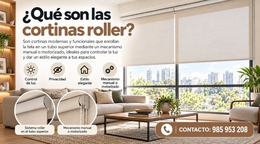 Qué es una Cortinas Roller Screen